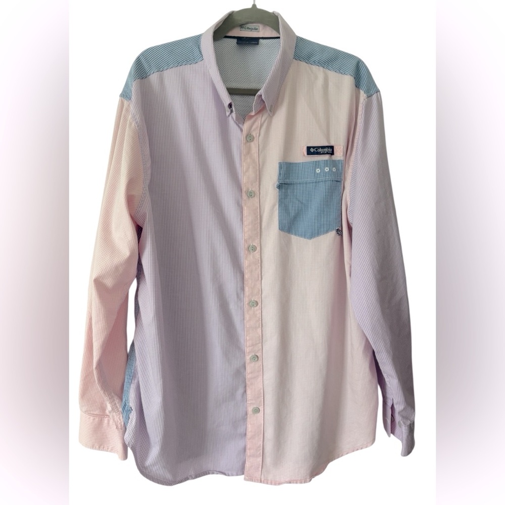 Columbia men’s color block shirt